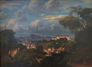 Vista del Convento de Santa Teresa, desde Paula Matos de Henri Nicolas Vinet